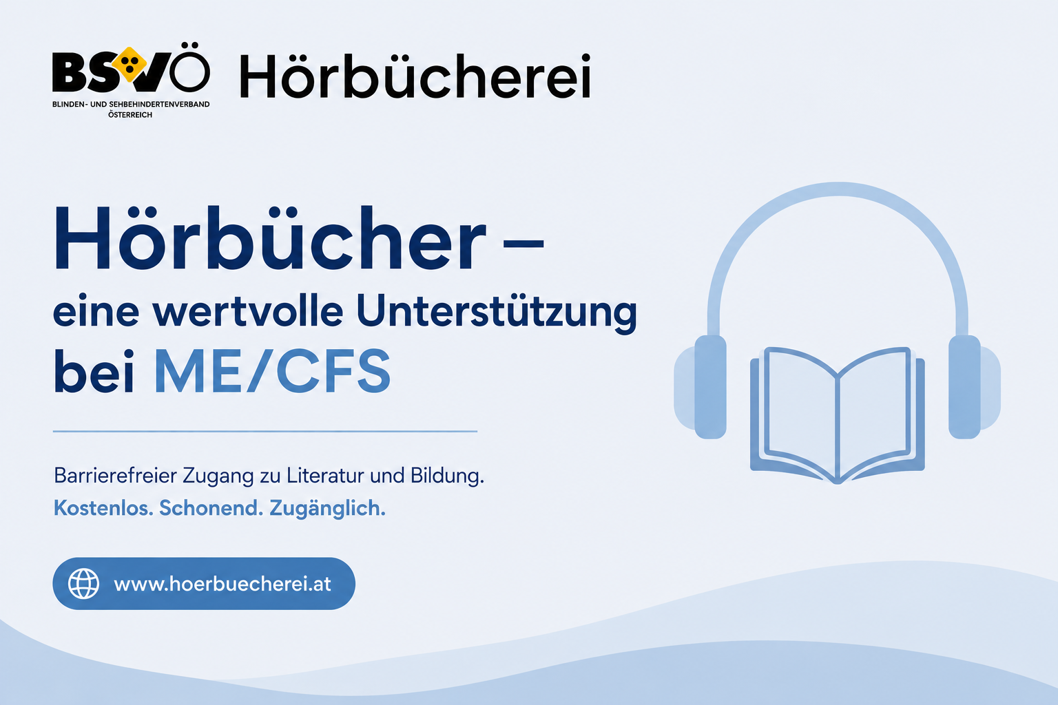 Logo Hörbücher als wertvolle Unterstützung bei ME/CFS