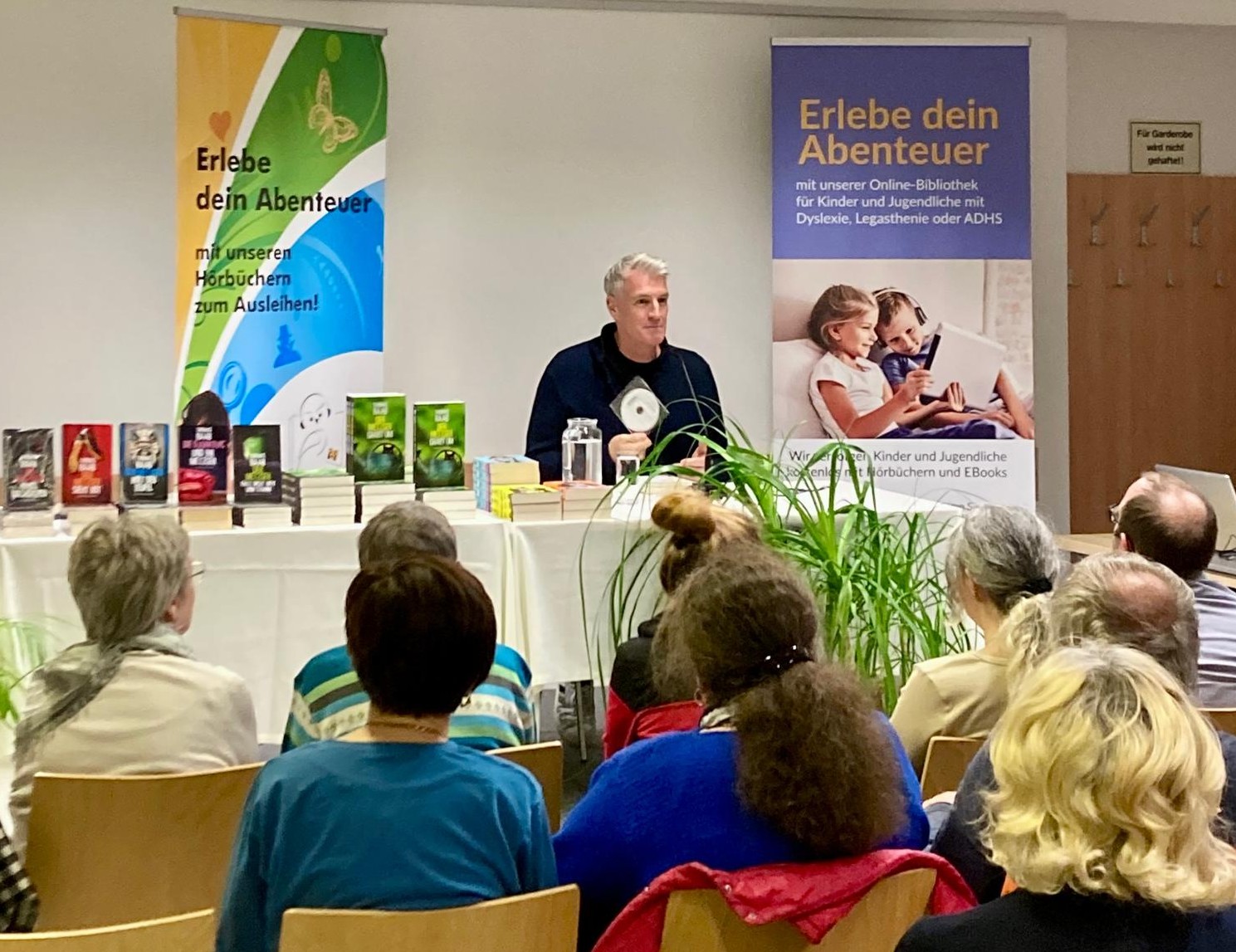 Thomas Raab mit unserem Hörbuch