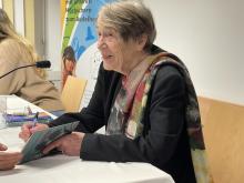 Foto Renate Welsh zu Gast in der Hörbücherei