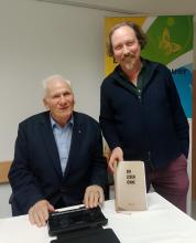 Foto Max Ott zu Gast in der Hörbücherei